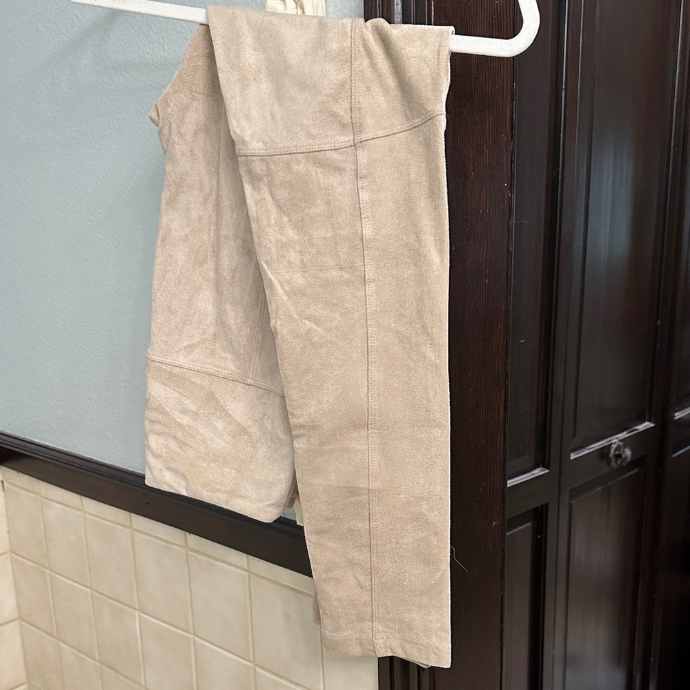 Lysse Suede Like Leggings with Tummy Control Panel